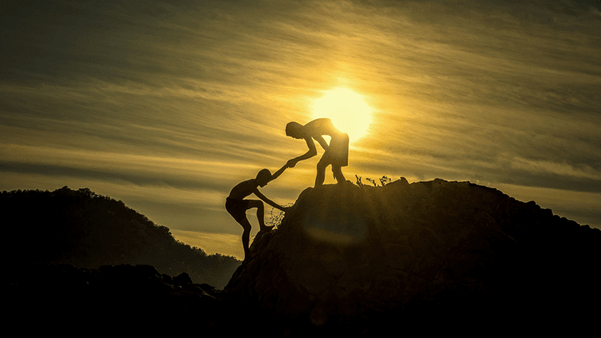 Helping to Climb a Peak Helping to Climb a Peak
